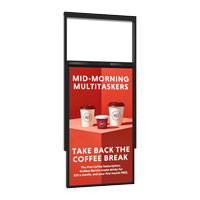 Allsee 49" Ultra High Brightness Hanging Double-Sided Display