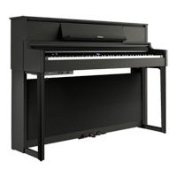 Roland LX-5-CH Upright Piano - Charcoal Black