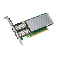 Intel E810 Dual Port 100/50/25/10GbE PCIe 4.0 x16 Ethernet Card QSFP28 ports - DAC, Optics, and AOC