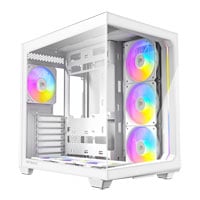 Antec C5 ARGB Mid Tower Tempered Glass PC Gaming Case White