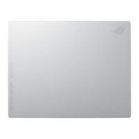 Asus ROG Moonstone Ace L Tempered Glass White Gaming Mouse Pad