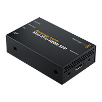 Blackmagic 2110 IP Mini IP to HDMI SFP Converter