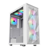 CiT Phantom XL White Mid Tower E-ATX PC Gaming Case