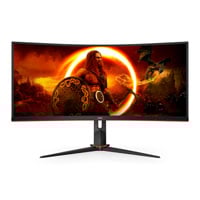 AOC CU34G2XP/BK 34" WQHD 180Hz Curved Freesync Premium Gaming Monitor