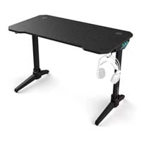 Xclio E-Sports Gaming Desk with Headphone Hook and RGB LED Side Lights