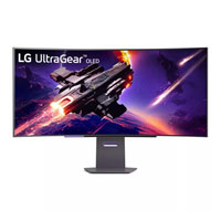 LG UltraGear 45" 45GS95QE-B UWQHD Curved FreeSync Premium Pro OLED Gaming Monitor