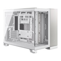 Corsair 2500X White/Satin Grey Aluminium Dual Chamber Tempered Glass Micro ATX PC