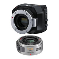Blackmagic Design Micro Studio Camera 4K G2 with Silver Lumix 14-42mm Lens Bundle