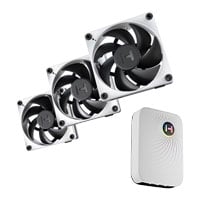 HYTE THICC FP12 120mm PWM Fan 3PK + NP50 I/O Hub