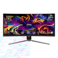 MSI MAG 341CQP QD-OLED 34" UWQHD 175Hz Adaptive Sync Curved HDR Open Box Monitor