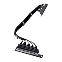 Thermaltake PCI-E 4.0 Dual 90 Degree Riser Cable 400mm Black