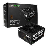 GameMax GMXRPG600 Rampage 600W Black Wired 80 Plus Bronze ATX Power Supply