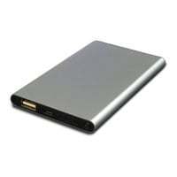 Xclio 4000mAh Compact Power Bank w/ LED Indicator Metallic Grey
