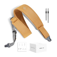 Enya Magic Magnetic Quick Buckle Guitar Strap - Brown
