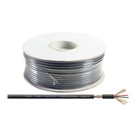 Stagg 100m 2 Core Microphone Cable Roll - Black