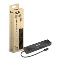 Club3D USB Gen2 Type-C 6-in-1 Dual Displays Portable Dock