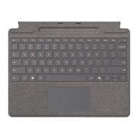 Microsoft Surface Pro Copilot Keyboard for Business Platinum with Pen Storage