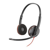 POLY Blackwire 3220 Stereo USB-C Headset with Mic & Call Controls