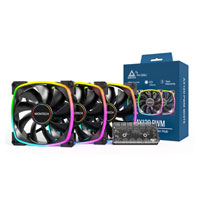 Montech AX120 PWM Black 120mm ARGB Triple 120mm PWM Fan Pack