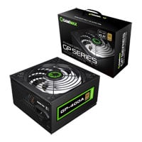 GameMax GP-400A 400W Black Wired 80 Plus Bronze ATX Power Supply - White Box
