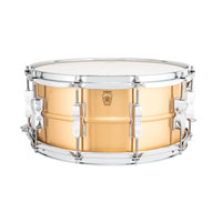 Ludwig Acro Bronze Snare Drum 14 inch x 6.5inch - Brushed