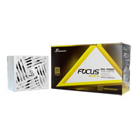 Seasonic FOCUS GX 1000 Watt ATX3 Fully Modular 80+ Gold PSU, White