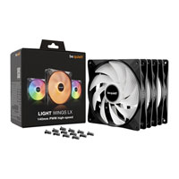 be quiet! Light Wings LX High Speed 140mm ARGB Black PWM Triple Fan Pack