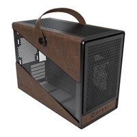 Montech Heritage Black Tempered Glass/Leather microATX Case