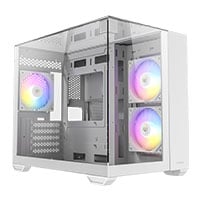 Antec CX600M Trio ARGB Mini Tower microATX Tempered Glass White PC Gaming Case