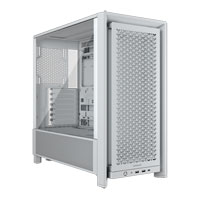 Corsair FRAME 4000D White Tempered Glass Modular Mid Tower ATX PC Case
