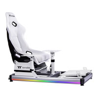 Thermaltake GF500 Snow Premium White Flight Simulator Cockpit