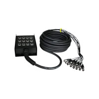 W Audio 30m XLR Multicore 8/4