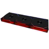 Lian Li UNI TL Wireless Reverse Blade 120mm ARGB PWM Fan Black 3 Pack with L-Wireless Hub