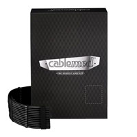 CableMod C-Series Pro ModMesh Sleeved 12V-2x6 12VHPWR Cable Kit Black for Corsair Type 5