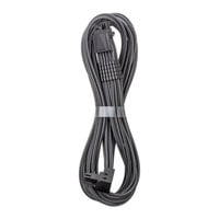 CableMod Pro Universal Carbon Sleeved 12V-2x6 12VHPWR 90 Degree Direct PCI-e Cable - Variant A