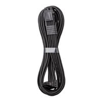 CableMod Pro Universal Black Sleeved 12V-2x6 12VHPWR 90 Degree Direct PCI-e Cable - Variant A