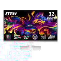 MSI 31.5" MPG 321URXW QD-OLED UHD 240Hz White G-Sync Compatible Monitor
