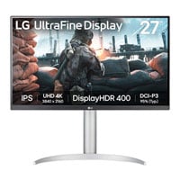 LG 27" 27UP650K-W 4K Ultra HD IPS HD400 Gaming Monitor