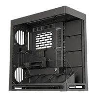 HAVN HS420 VGPU Black Hybrid Dual Chamber Mid Tower Tempered Glass Chassis