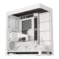 HAVN HS420 VGPU White Hybrid Dual Chamber Mid Tower Tempered Glass Chassis