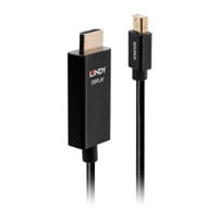 Lindy 2m Active Mini DisplayPort to HDMI Cable with HDR Support