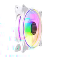 Vida Infinity01 Reverse Blade ARGB White Single 120mm PWM Fan