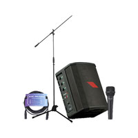 Proel FreeOneX Portable Sound System + Mic, Stand and Lead