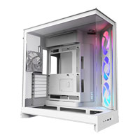 NZXT H9 Flow RGB (2025) Tempered Glass Dual Chamber Mid Tower with F420 RGB Core White