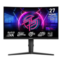 Refurbished MSI 27" Quad HD 240Hz Adaptive Sync Curved Gaming Monitor