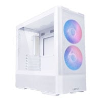 Refurbished Lian Li LANCOOL 207 White Mid Tower Compact Tempered Glass PC Gaming Case