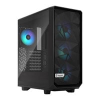 Refurbished Fractal Meshify 2 Compact RGB Black Mid Tower Tempered Glass PC Case