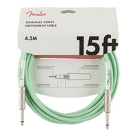 Fender Original Series Instrument Cable, Straight/Straight, Surf Green (15 ft)