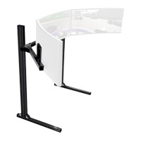 Xclio Freestanding Triple Monitor Stand For Racing Sim/Esports - 17" - 32" Screen Support