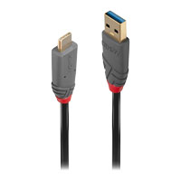 Lindy 2m USB 3.2 Type A to C Cable Anthra Line
